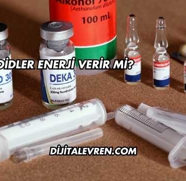 Steroidler Enerji Verir mi